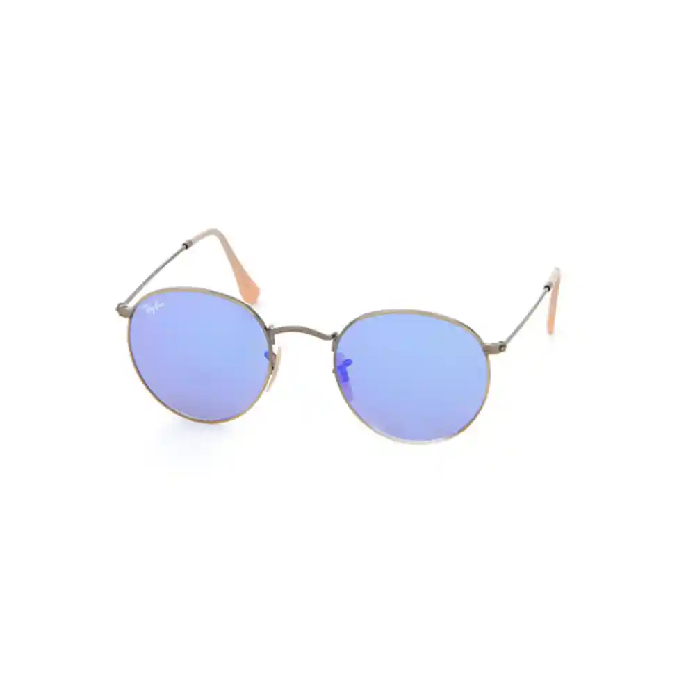 Gafas De Sol Ray Ban Round Metal Rb3447 167/68 Color Azul Talla 50mm