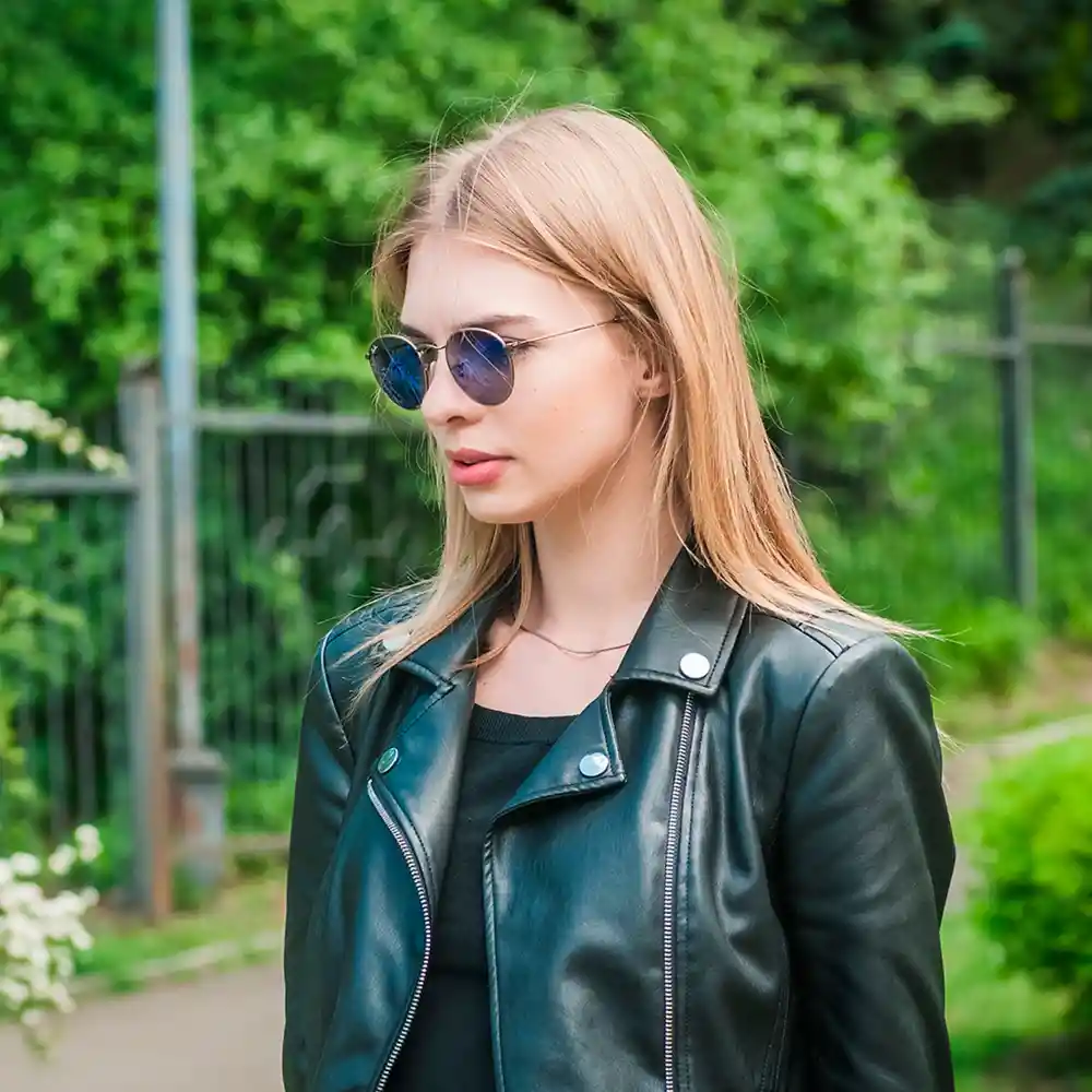 Gafas De Sol Ray Ban Round Metal Rb3447 167/68 Color Azul Talla 50mm