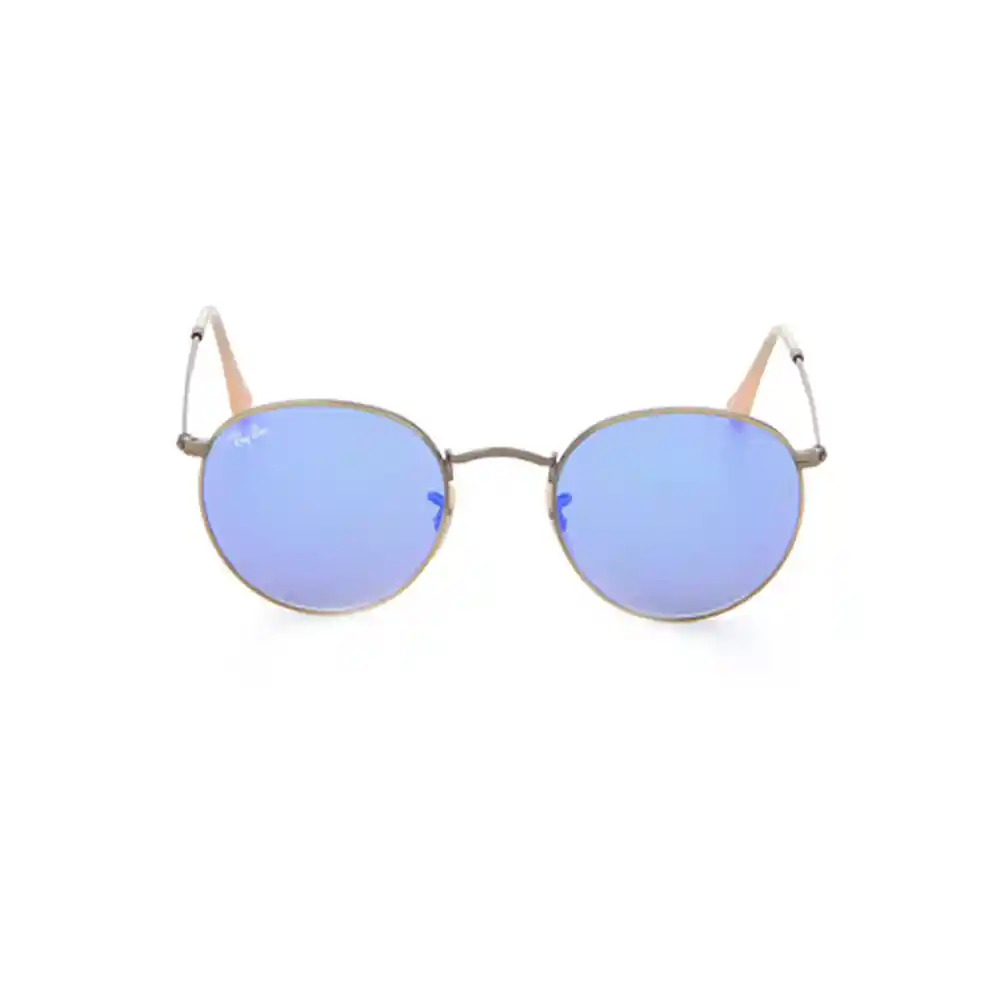 Gafas De Sol Ray Ban Round Metal Rb3447 167/68 Color Azul Talla 50mm
