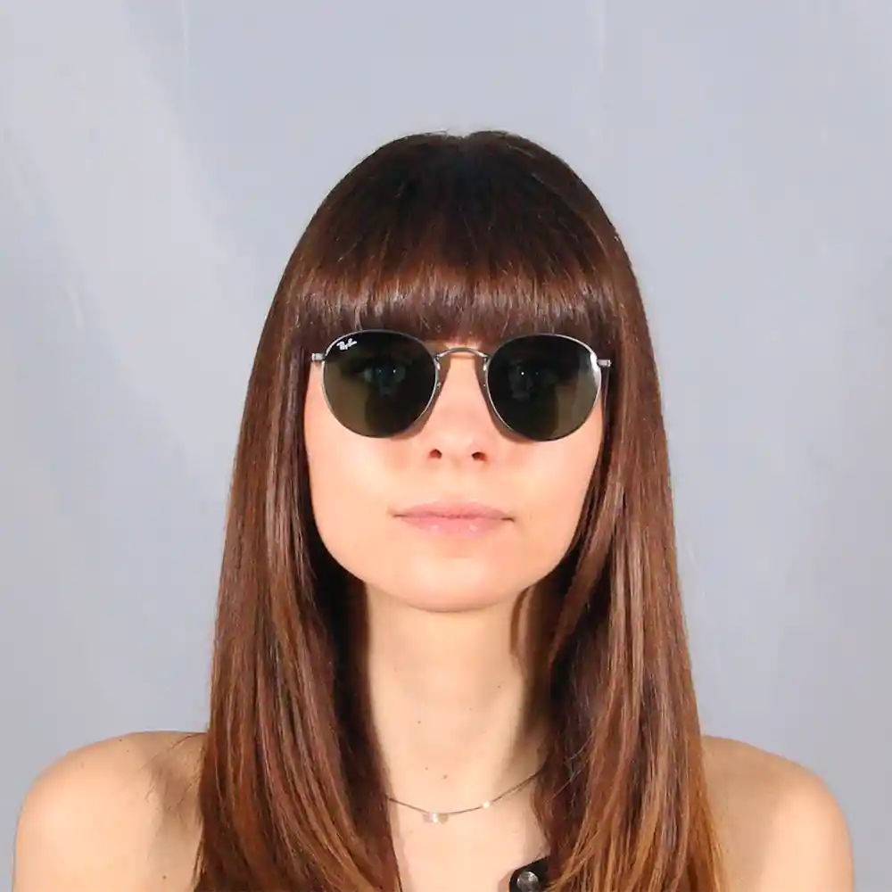 Gafas De Sol Ray Ban Round Metal Rb3447 029 Color Negro Talla 50mm