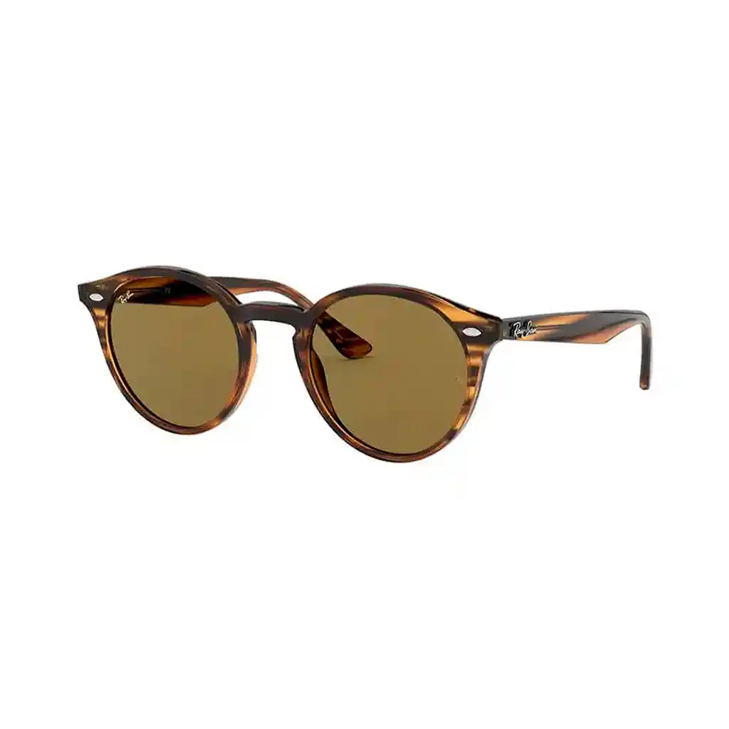 Gafas De Sol Ray Ban Highstreet Round Rb2180 820/73 Marrón Talla 49mm