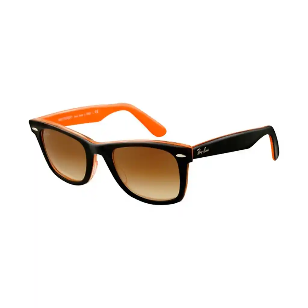 Gafas De Sol Ray Ban Wayfarer Rb2140 1002/51 Negro Y Naranja Talla 50mm