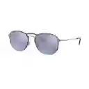 Gafas De Sol Ray Ban Blaze Hexagonal Rb3579n 9035/1u Color Morado Talla 58mm