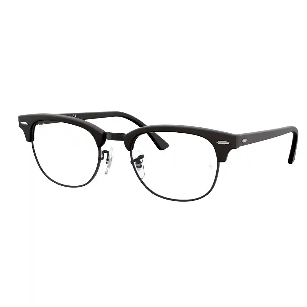 Montura De Gafas De Medida Ray Ban Clubmaster Rx5154 2077 Color Negro Talla 51mm