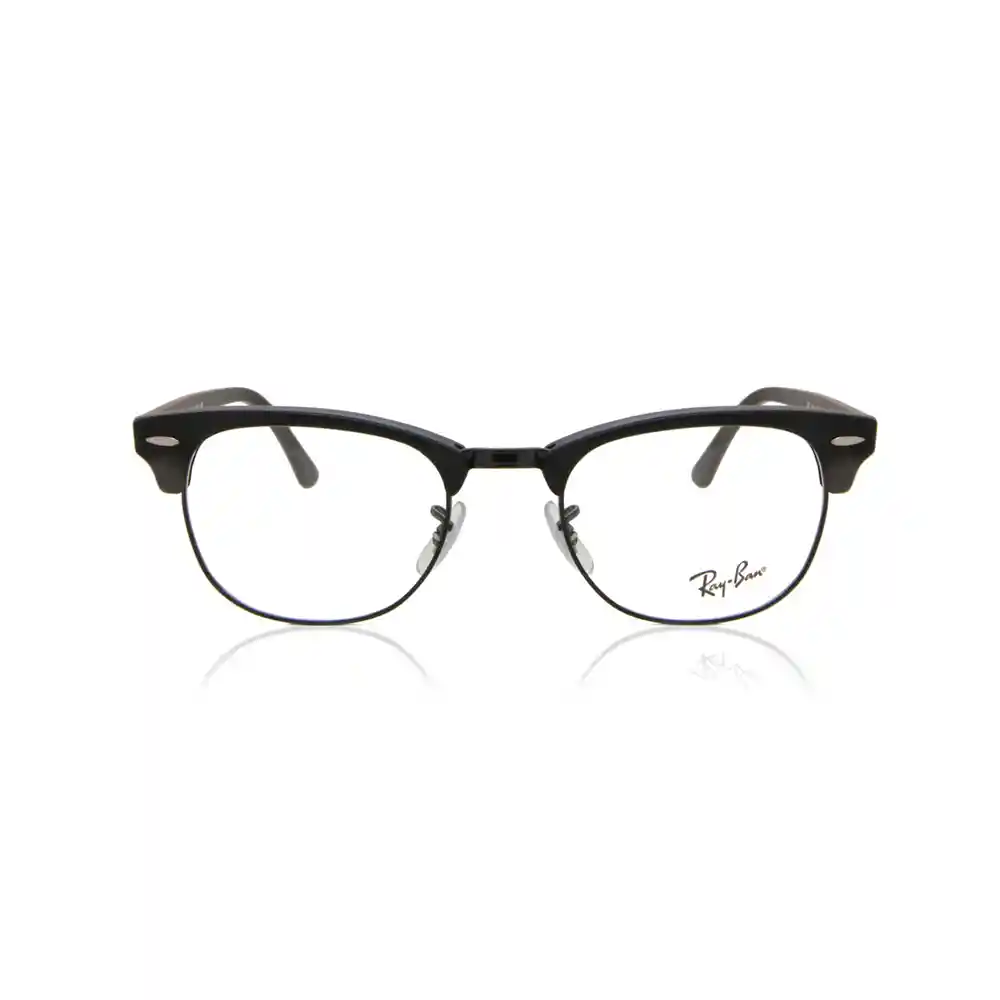 Montura De Gafas De Medida Ray Ban Clubmaster Rx5154 2077 Color Negro Talla 51mm