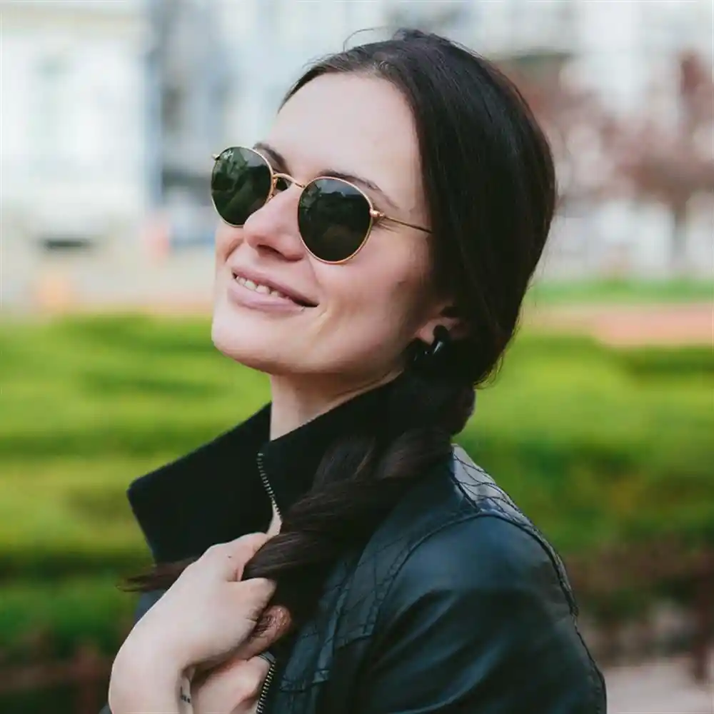 Gafas De Sol Ray Ban Round Metal Rb3447 001 Color Dorado Talla 50mm