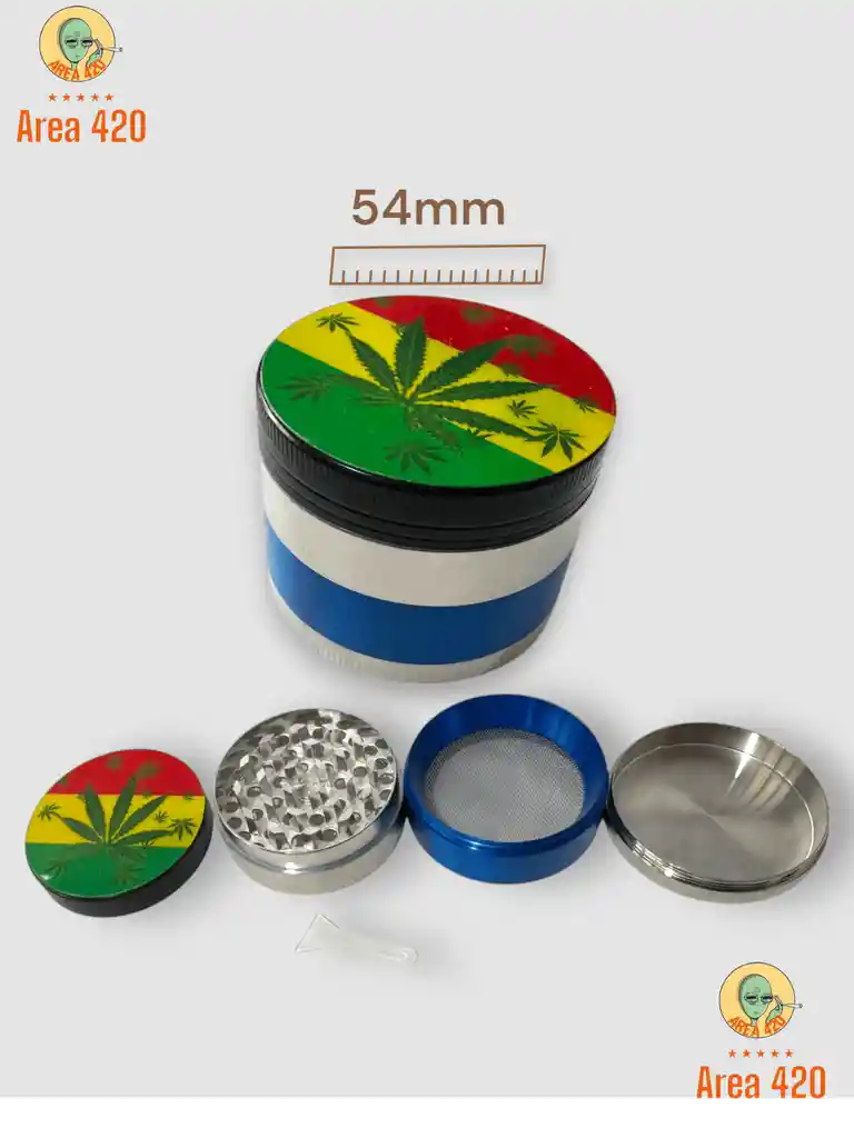 Grinder Metalica 55 Mm 4 Pisos Azul