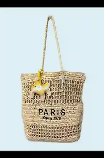 Bolso Playero Paris Con Charm