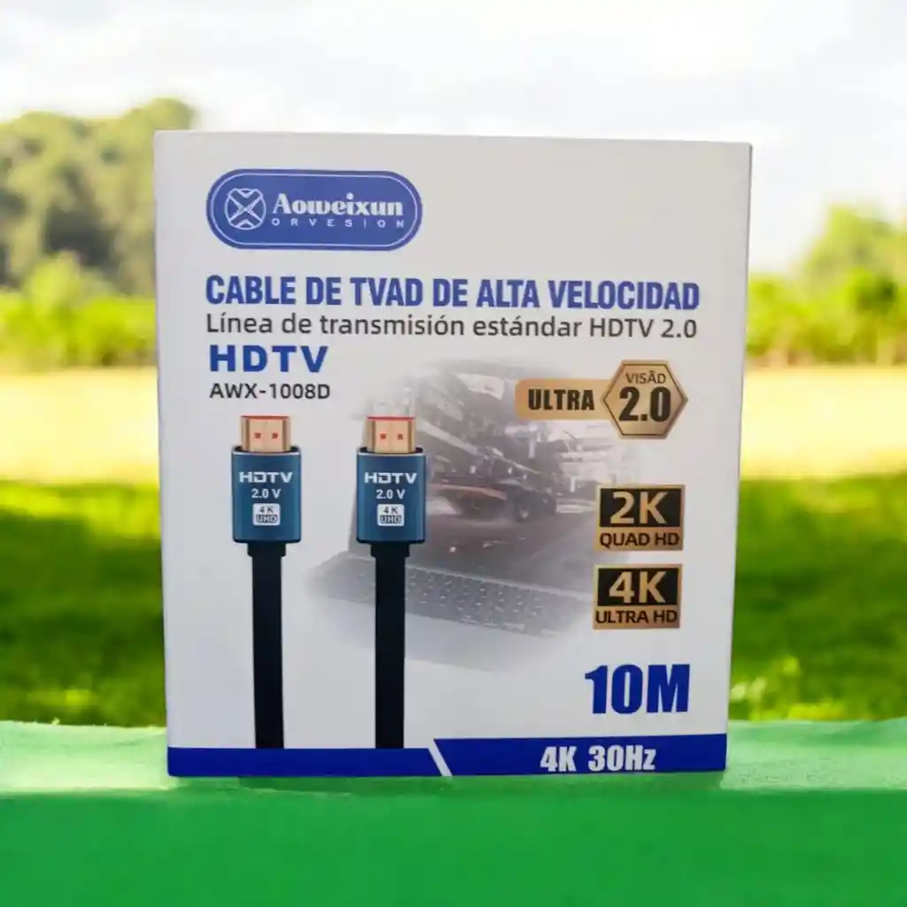 Cable Hdmi 10 Metros Alta Definición Hd 1080p Velocidad 4k