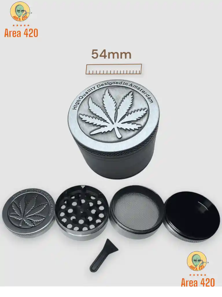 Grinder Metalica 55 Mm 4 Pisos Plateada