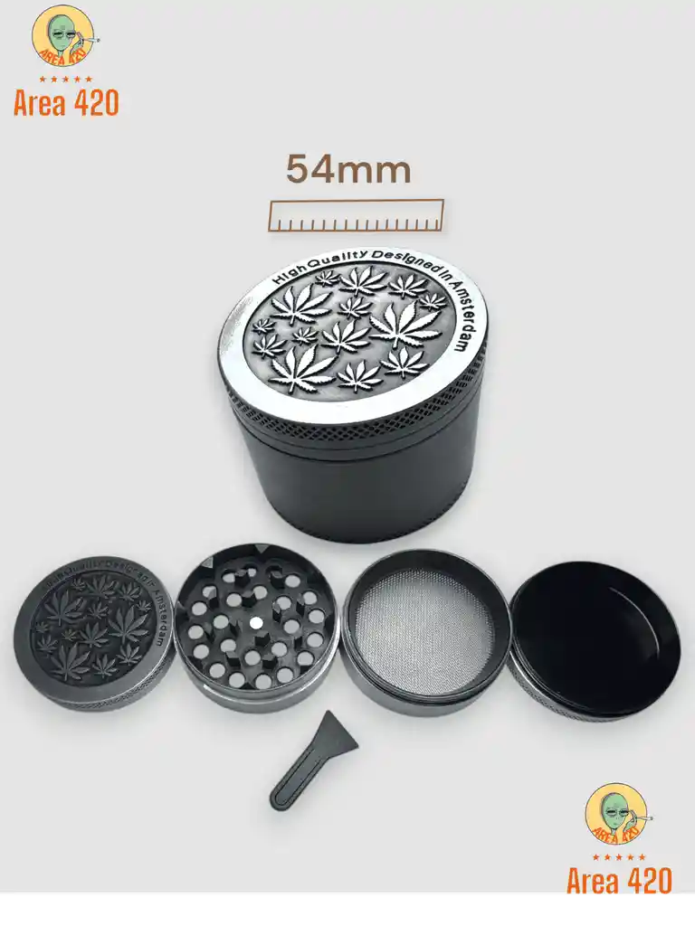 Grinder Metalica 55 Mm 4 Pisos Plateada