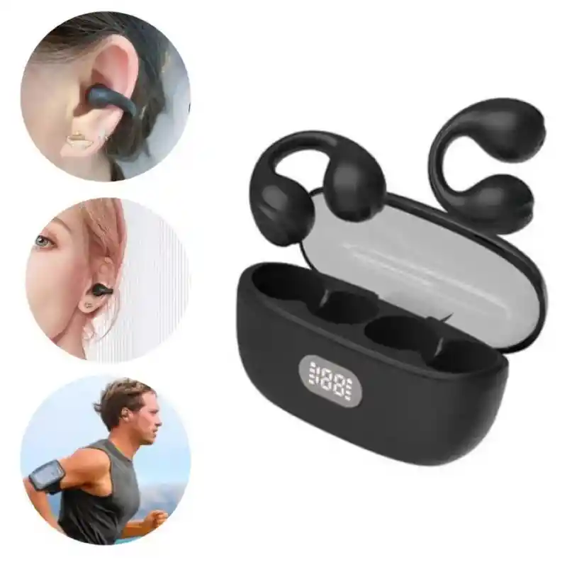 Audifonos Recargables De Conduccíon Osea Bluetooth Earcuffs