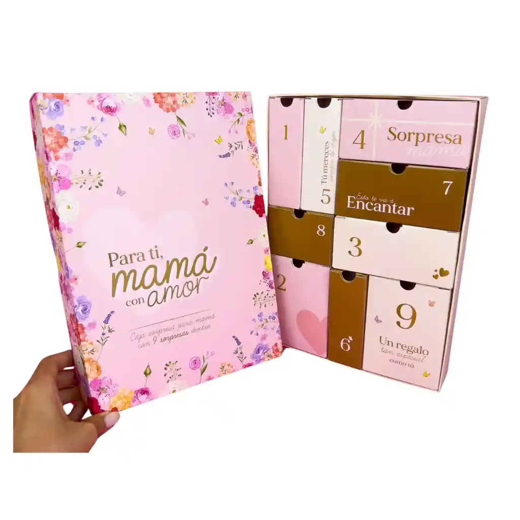 Caja Sorpresa Para Ti Mamá Con Amor