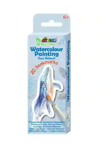 Juego Acuarela Didáctico Animales Marinos Para Niños