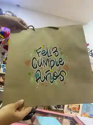 Bolsa Regalo Kraf Cuadrada Grande