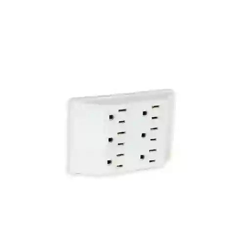 Multitoma Regleta Extensión Electrica 6 Tomas De Pared