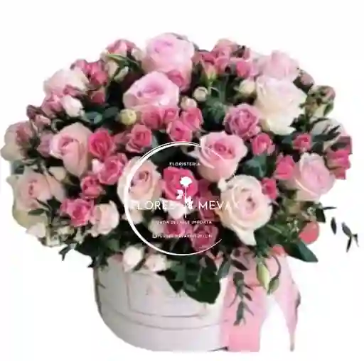 Flores Rosadas En Burbuja