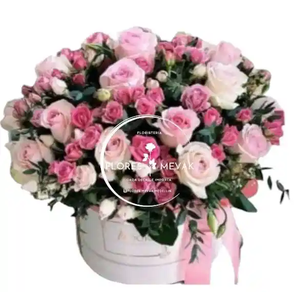 Flores Rosadas En Burbuja