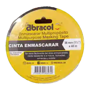 Cinta De Enmascarar 1 1/2" Abracol