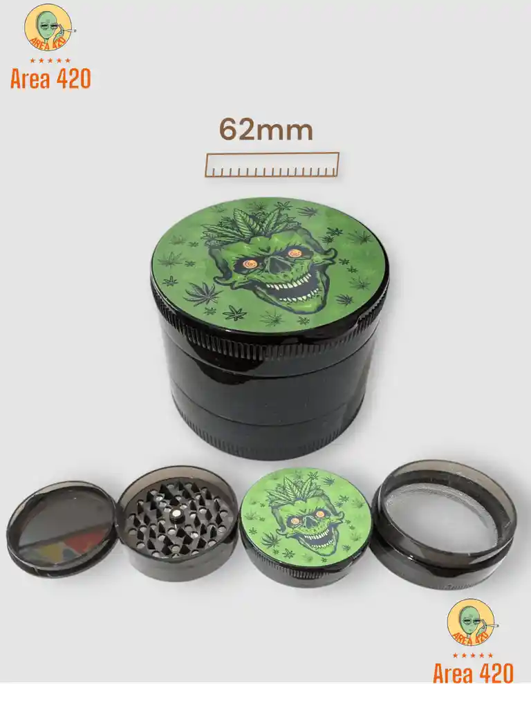 Grinder Plastica Calidad 1.1 // 62 Mm 4 Pisos