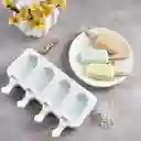 Molde De Silicona Para 4 Helados