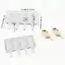 Molde De Silicona Para 4 Helados