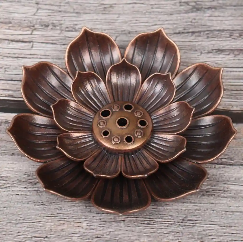 Porta Incienso Flor Loto