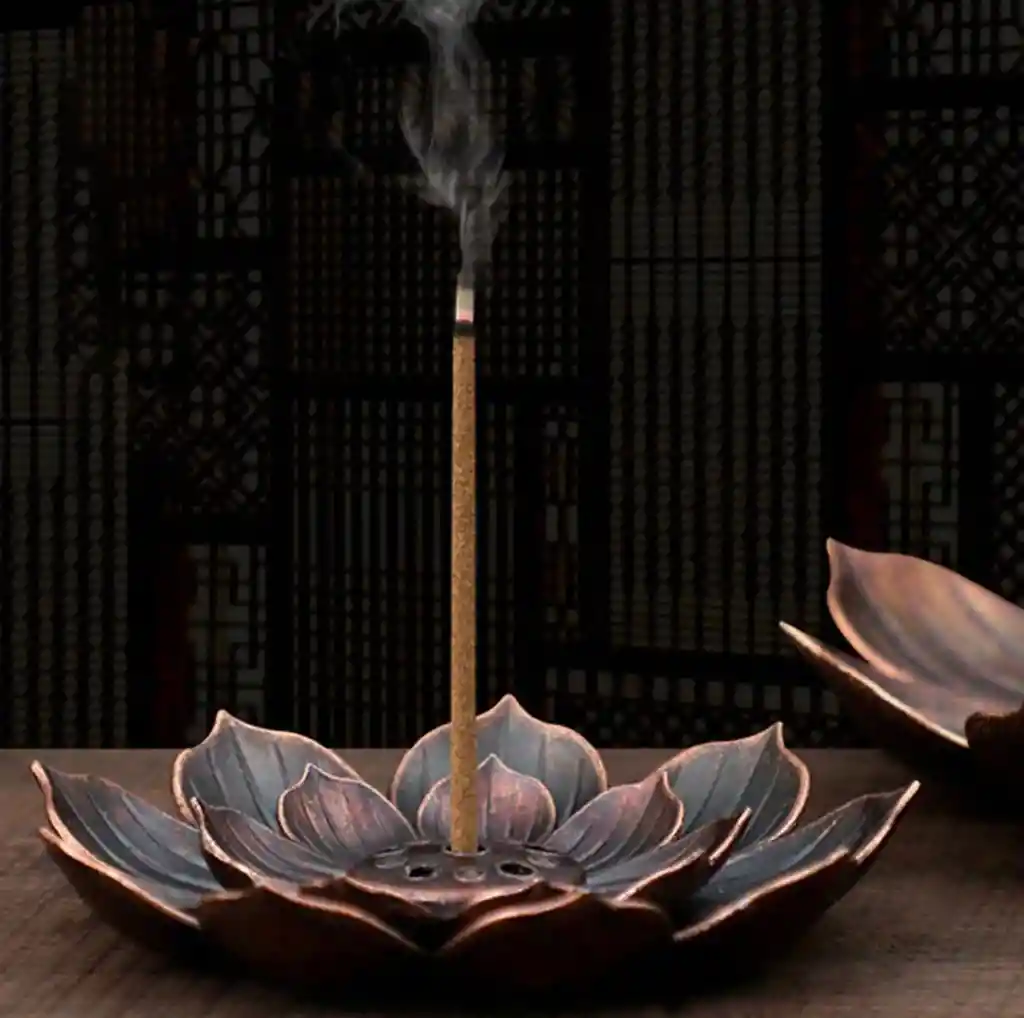 Porta Incienso Flor Loto
