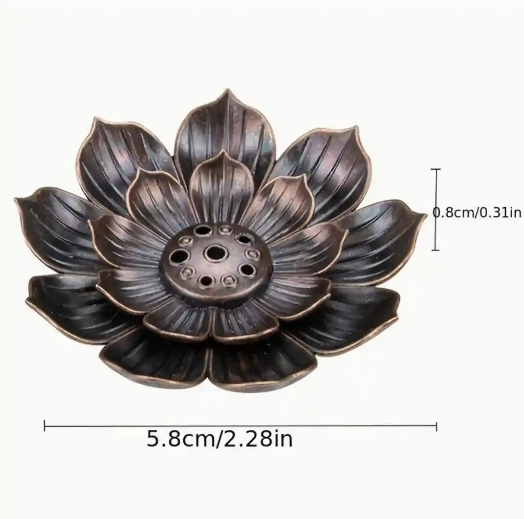 Porta Incienso Flor Loto