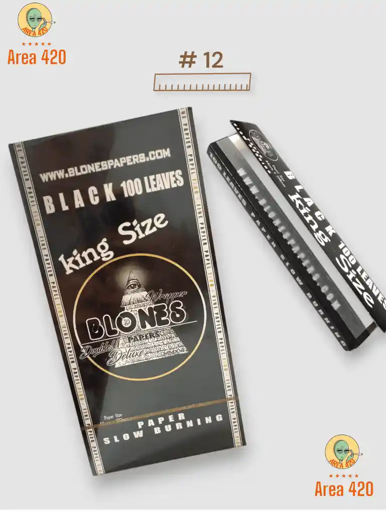 Papel Cueros # 12 50 Cajas De Blones Black King Size