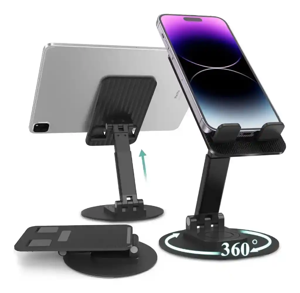 Set 3 En 1 Teclado Bluetooth Compacto Con Mouse + Base Celular