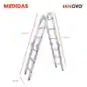Escalera Todo En 1 Multifunción 12 Pasos Ajustable Innovo Resiste 150 Kilos Multifuncional