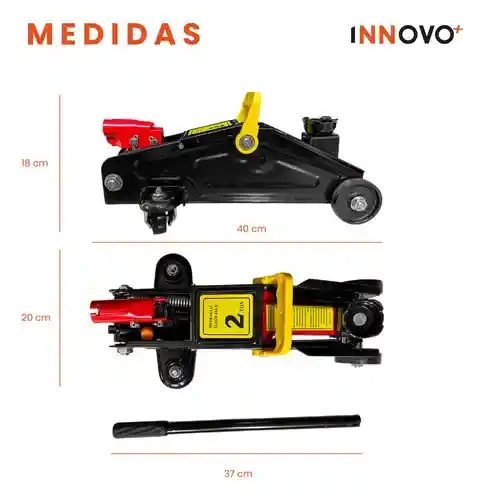 Gato Hidraulico Para Vehiculos Desvare Capacidad 2 Toneladas Esencial Car