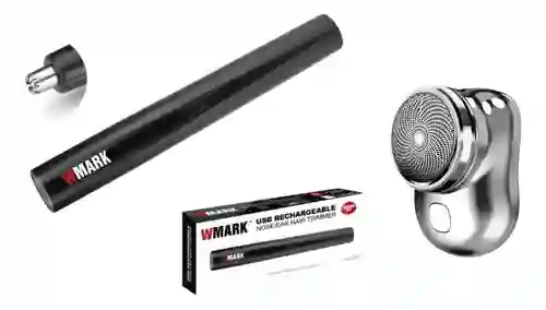 Afeitadora Depilador Nasal Oidos 1000rpm Vmark Con Mini Shaver