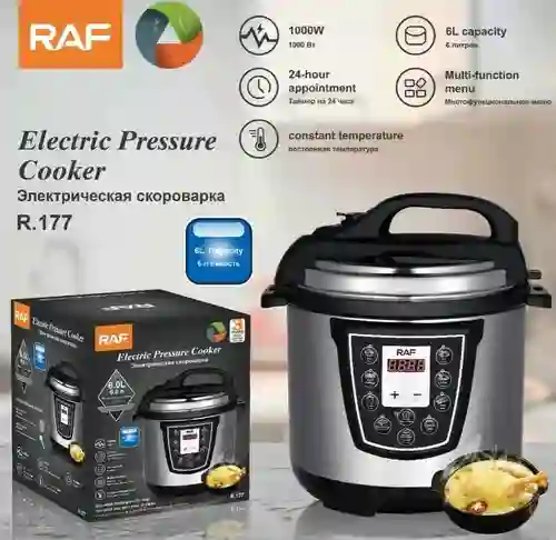 Olla A Presión Todo En 1 Eléctrica Multifuncional 6 Litros Hogar Raf Premium Original
