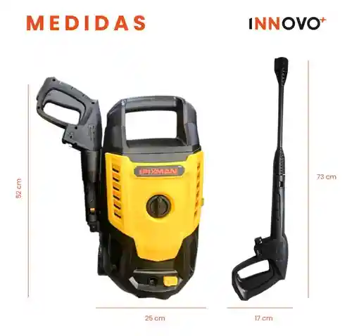 Hidrolavadora De Alta Potencia Fixman 1400w 1650 Psi Alta Presión
