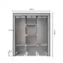 Combo Closet Armable + 3 Cajas Almacenadoras Jeans + 3 Organizadores Ropa Interior