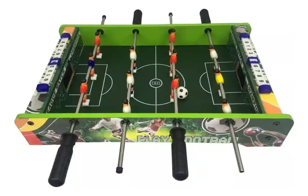 Futbolín Niños Mesa De Juego Football 50x 30,5 Cm Familiar