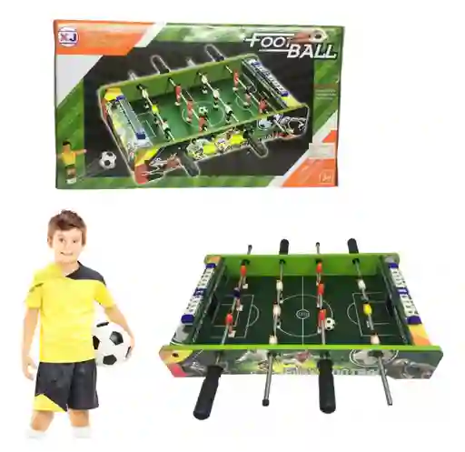 Futbolín Niños Mesa De Juego Football 50x 30,5 Cm Familiar