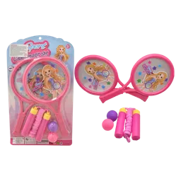 Juguete Set Raqueta Y Lazo Para Saltar Niñas