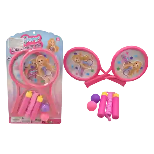 Juguete Set Raqueta Y Lazo Para Saltar Niñas