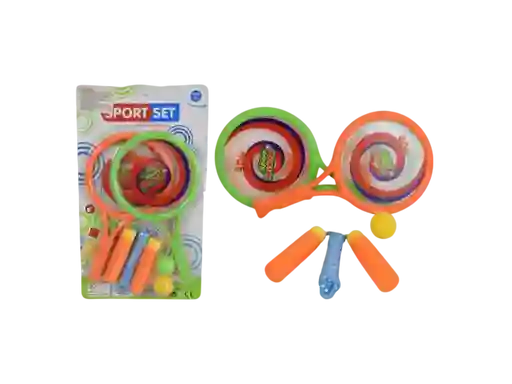 Juguete Set Raqueta Y Lazo Para Saltar Niños
