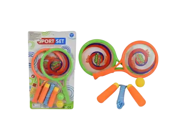 Juguete Set Raqueta Y Lazo Para Saltar Niños