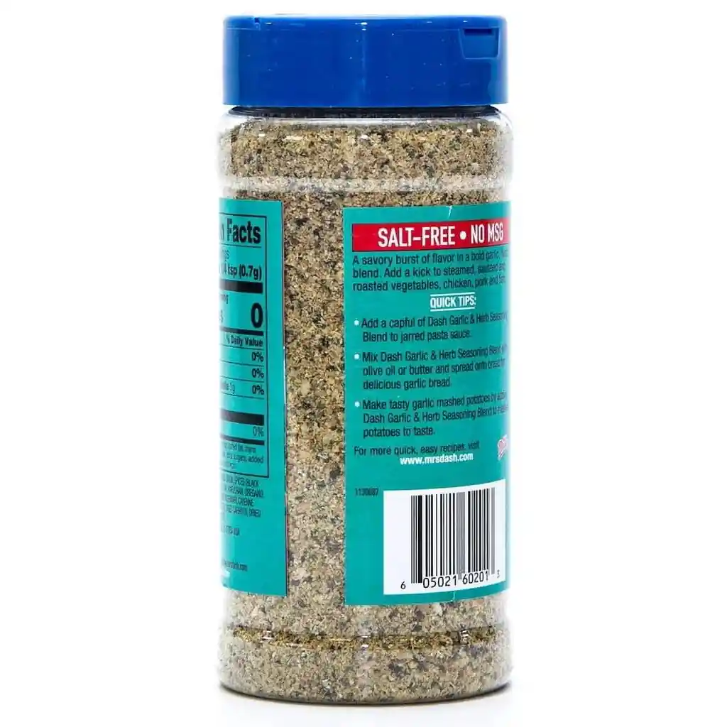 Mrs Dash Mezcla De Ajo Y Hierbas Sin Sal - 10 Oz
