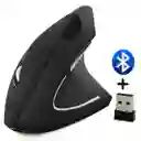 Mouse Inalámbrico + Bluetooth Ergonómico Vertical Harvic