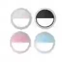 Aro Luz Led Selfie Fotografia Video Recargable Ring Light Rosa
