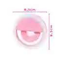 Aro Luz Led Selfie Fotografia Video Recargable Ring Light Rosa
