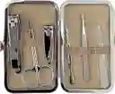 Set Manicure 6 Piezas Inoxidable Pedicure Kit Cortauñas