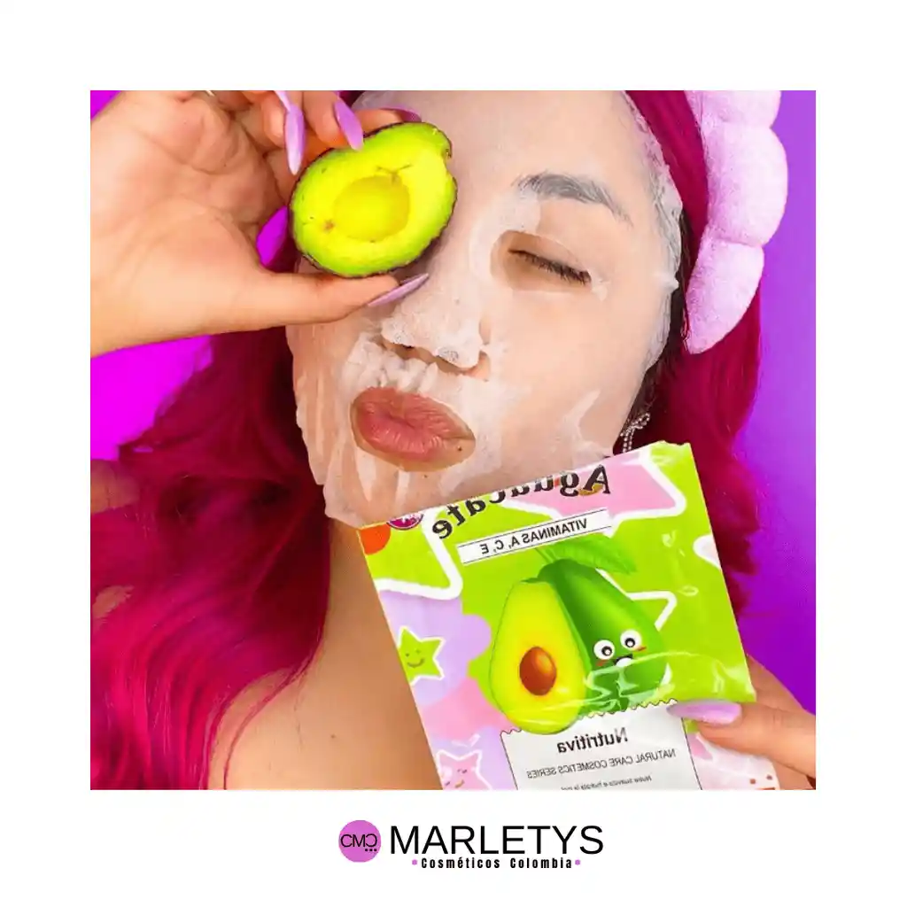 Mascarilla Facial Aguacate Purple Perfect
