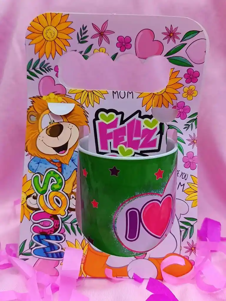 Regalo Dia De La Madre 🎁 - Pocillo Día De La Madre Con Cajita Decorativa 💖– Regalo Para Mamá